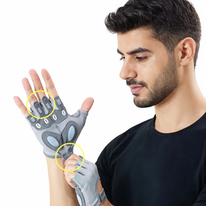 قفازات رياضية لرفع الأثقال واللياقة – قبضة مضادة للانزلاق