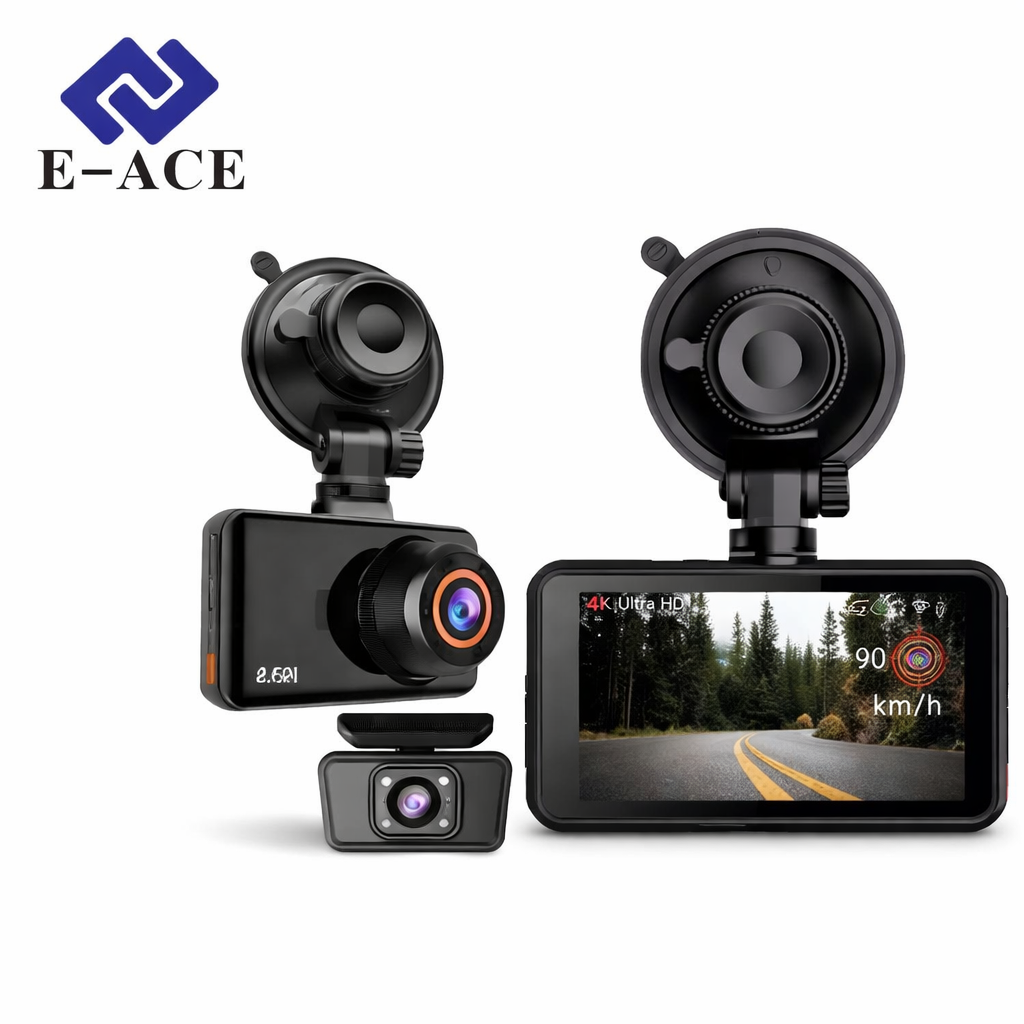 داش كام حماية بجودة 4K مع رؤية ليلية وتسجيل مستمر بدون توقف